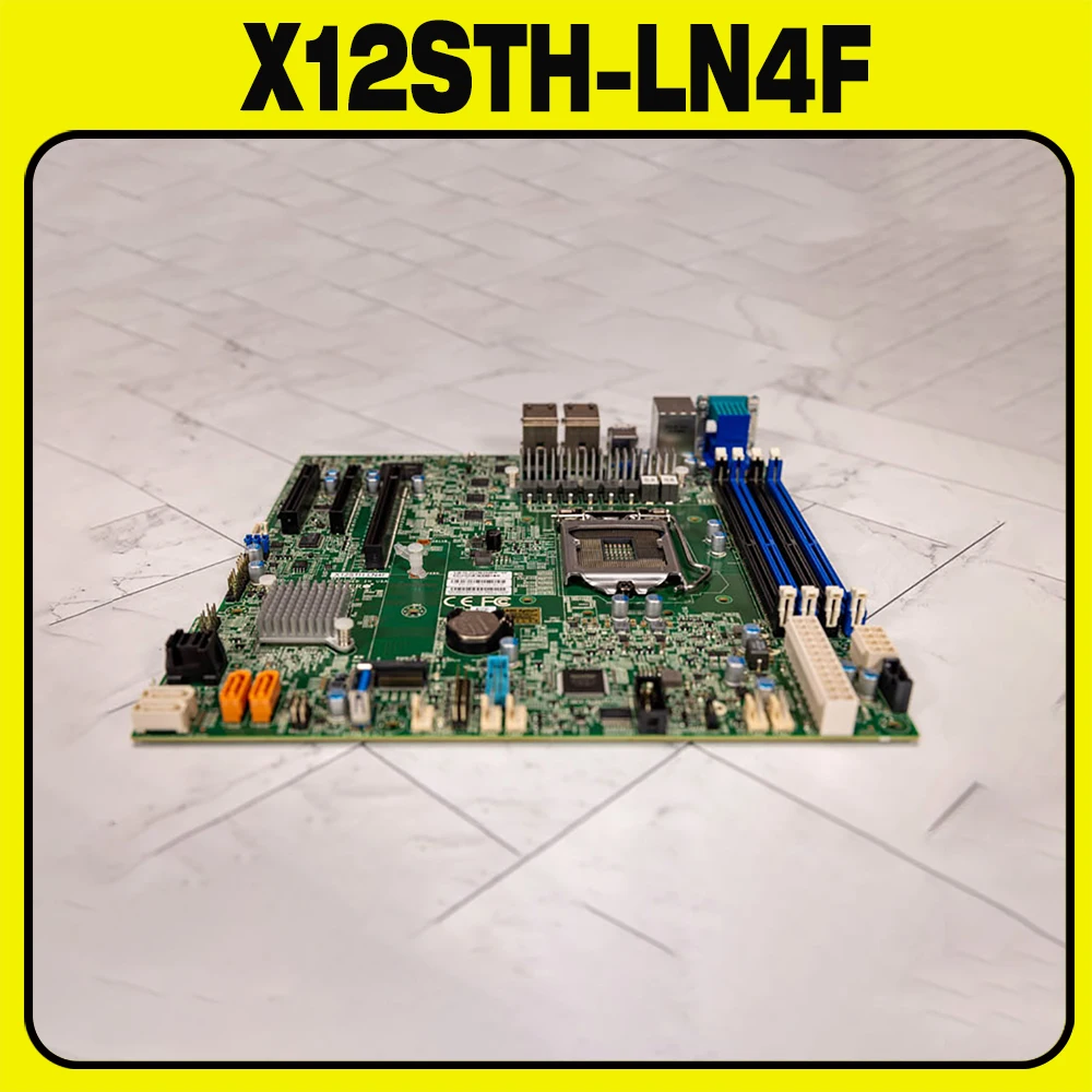 X12STH-LN4F M-ATX LGA-1200 C256 8XSATA 3 128GB DDR4-3200MHz для материнской платы Supermicro Server
X12STH-LN4F M-ATX LGA-1200 C256 8XSATA 3 128GB DDR4-3200MHz для материнской платы Supermicro Server