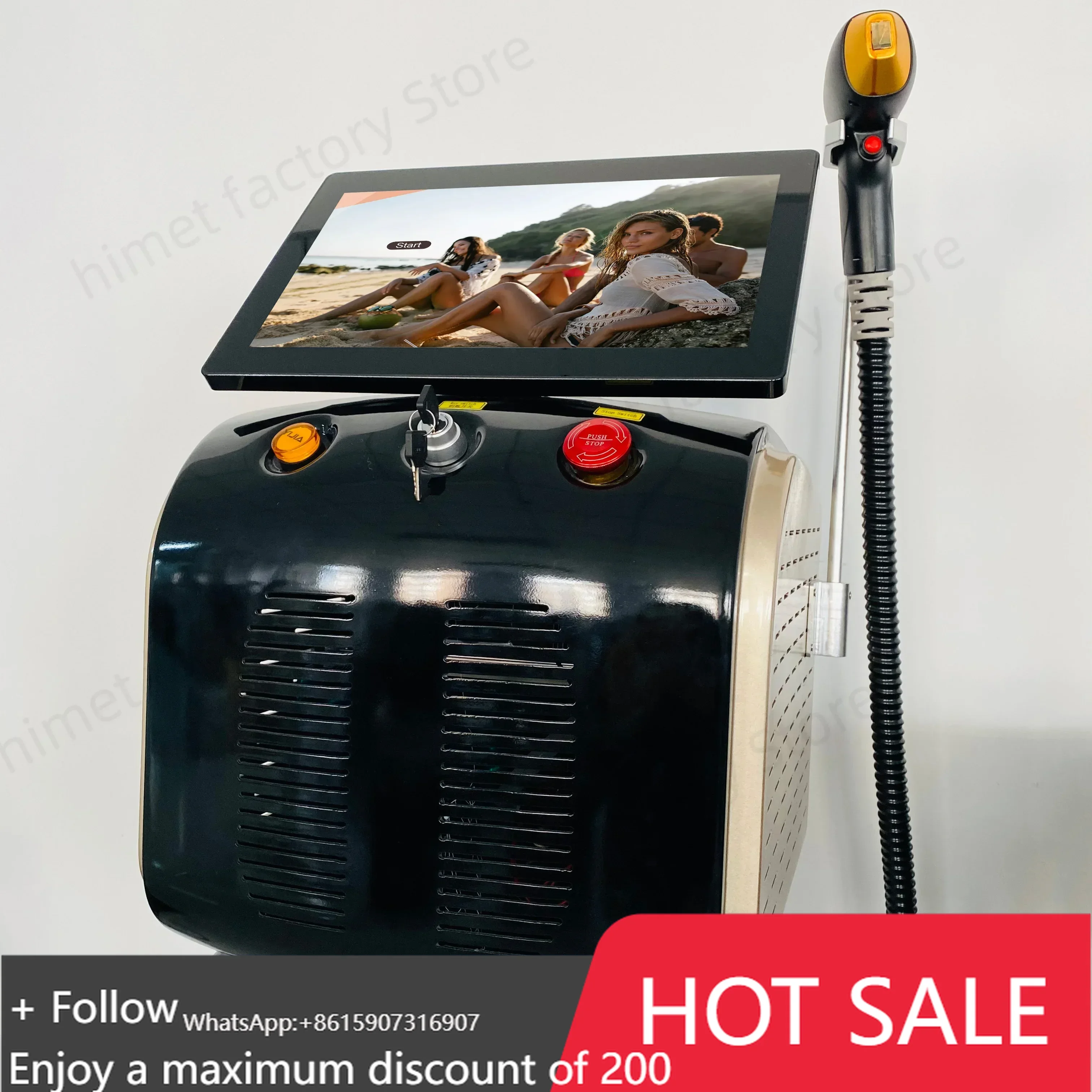 3500W Pro High Power Ice Cooling 755 808 1064 Device Diode Laser Epilator Wavelength Painless 808nm Hair Removal Machine
3500W Pro High Power Ice Cooling 755 808 1064 Device Diode Laser Epilator Wavelength Painless 808nm Hair Removal Machine