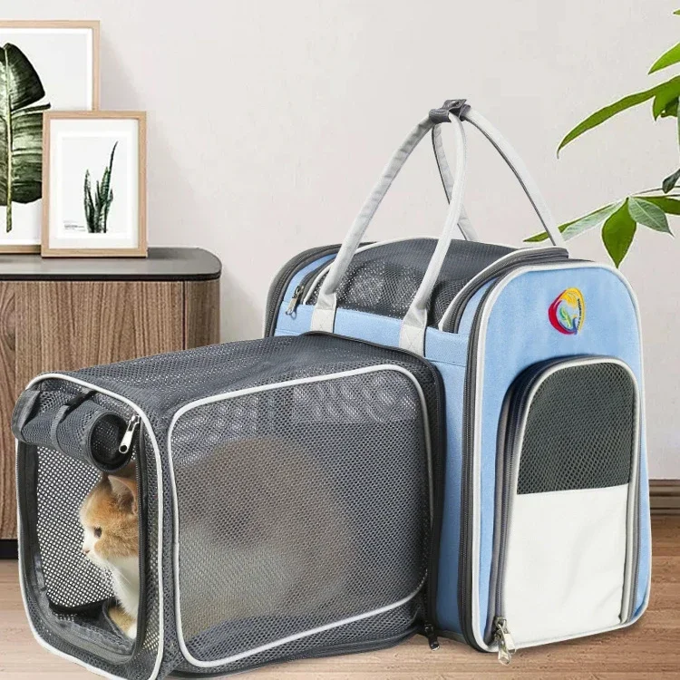 Large Capacity Pet Backpack Portable Breathable Oxford Fabric Foldable Extension Pet Backpack
Large Capacity Pet Backpack Portable Breathable Oxford Fabric Foldable Extension Pet Backpack