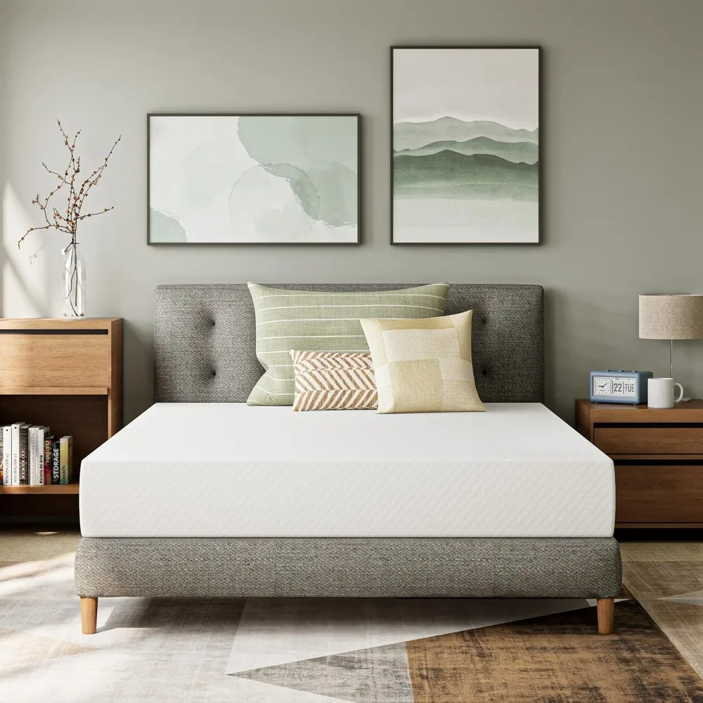 No Fiberglass Mattresses, 8 Inch Full Cooling Gel Memory Foam Mattress, Pressure Relief Removable Cover Mattress for Cool Sleep
No Fiberglass Mattresses, 8 Inch Full Cooling Gel Memory Foam Mattress, Pressure Relief Removable Cover Mattress for Cool Sleep
