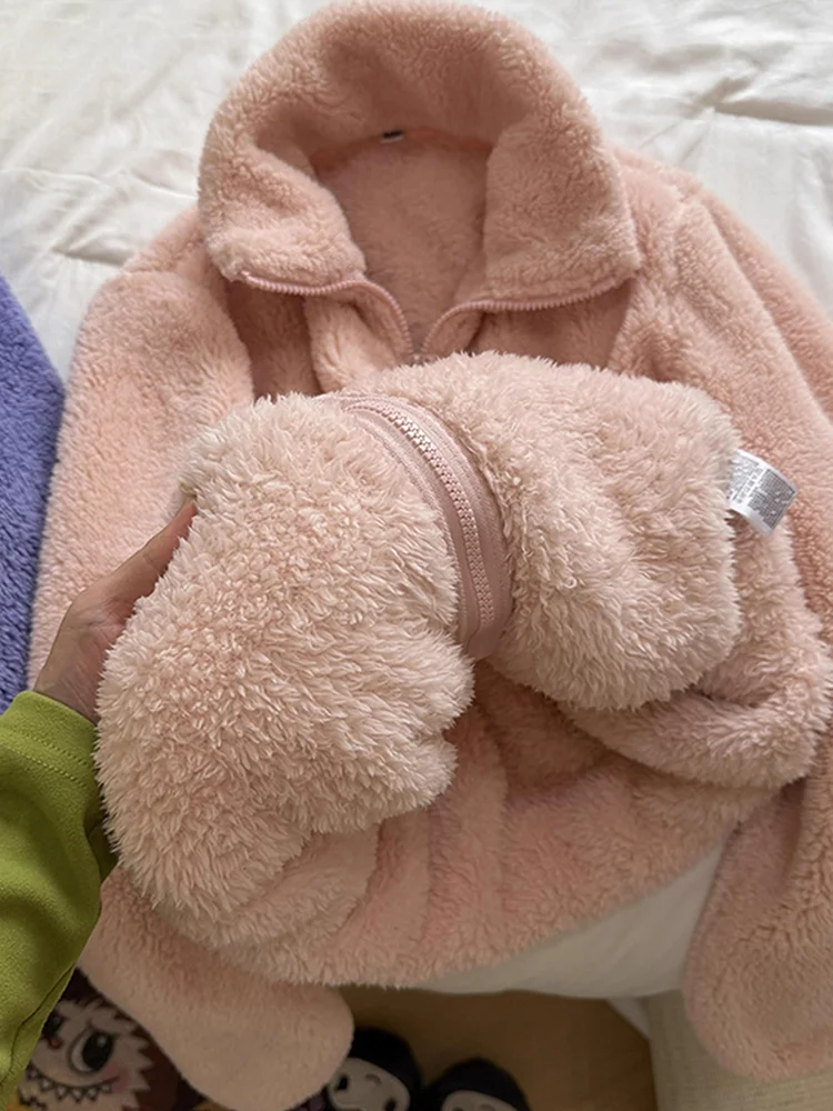 Розовый коралловый Fce Thiened, зимнее женское пальто с воротником-стойкой, хлопковое теплостойкое пальто с внутренней стороны, украшение на молнии
Розовый коралловый Fce Thiened, зимнее женское пальто с воротником-стойкой, хлопковое теплостойкое пальто с внутренней стороны, украшение на молнии