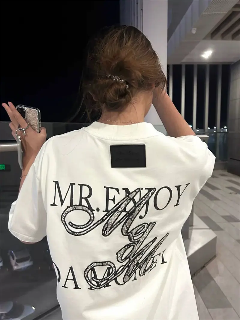 Trendy Cotton Short Sleeve T-Shirt Women's Loose Lazy Style Summer Student Half Sleeve Top Korean Version Breathable Comfortable
Trendy Cotton Short Sleeve T-Shirt Women's Loose Lazy Style Summer Student Half Sleeve Top Korean Version Breathable Comfortable