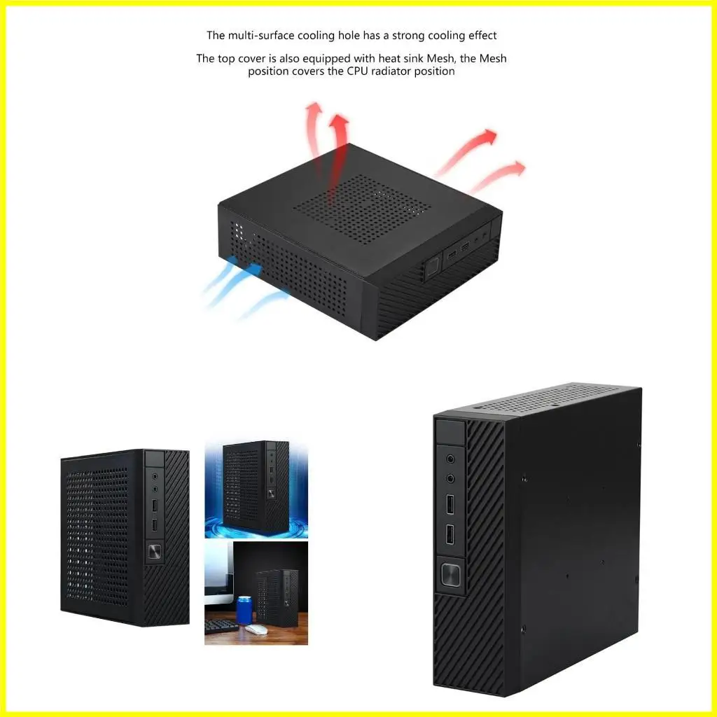 Mini ITX Micro for Case microserver host Chassis HTPC for Case Gaming Desktop microserver host Chassis DIY Enclosure box