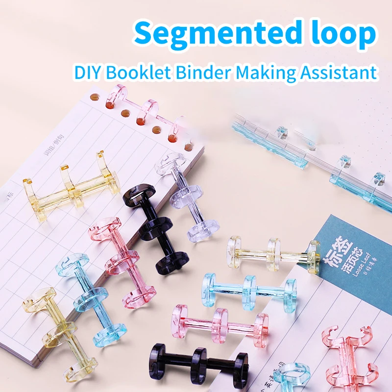 2Pcs Mini Loose Leaf Binder Clips 3 Rings Binding Ring Plastic Binder for Handmade Diary Book Scrapbook Note Book
2Pcs Mini Loose Leaf Binder Clips 3 Rings Binding Ring Plastic Binder for Handmade Diary Book Scrapbook Note Book