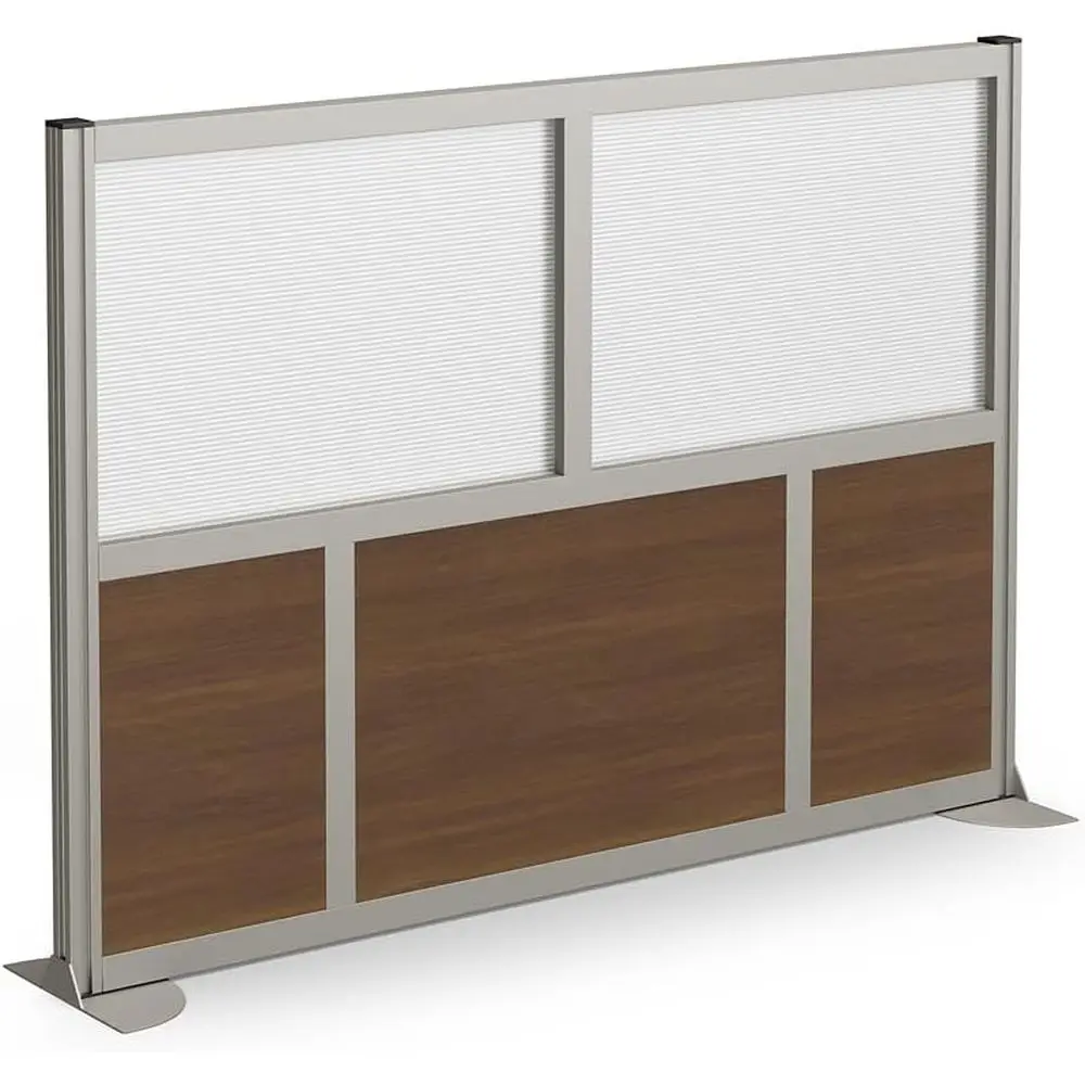 Contemporary Privacy Panel - Walnut Laminate Room Divider - 52 H x 73 W - Portable Indoor Partition
Contemporary Privacy Panel - Walnut Laminate Room Divider - 52 H x 73 W - Portable Indoor Partition