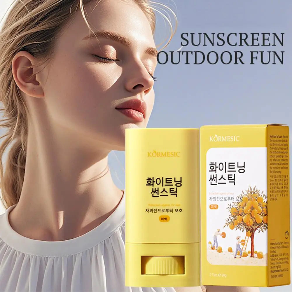 SPF50+ PA++++ Sunscreen Stick with Niacinamide & Grapefruit – Brightens & Protects, Waterproof Portable 20g
SPF50+ PA++++ Sunscreen Stick with Niacinamide & Grapefruit – Brightens & Protects, Waterproof Portable 20g