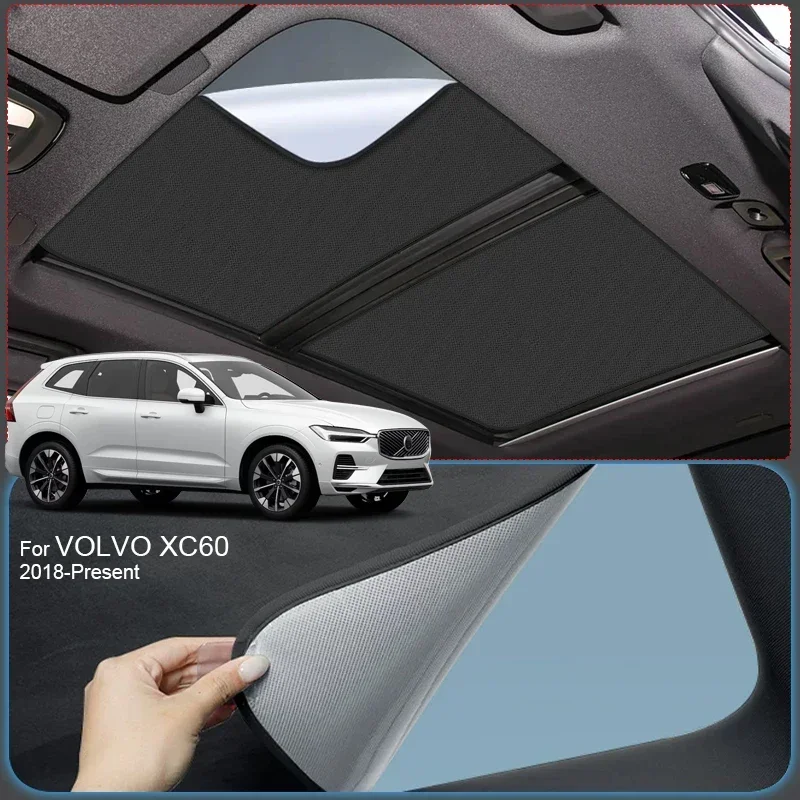 Car Suede Fabric For VOLVO XC60 2018-Present Electrostatic Adsorption Sunroof Sunshade Auto Anti-UV Heat Insulation Skylight
Car Suede Fabric For VOLVO XC60 2018-Present Electrostatic Adsorption Sunroof Sunshade Auto Anti-UV Heat Insulation Skylight
