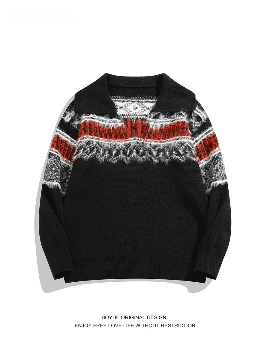 Boyue Casual V-ne Knitted Sweater Mink Floral Pattern Loose Fit ex Winter Warm Long Sve Faionable Leisure Wear
Boyue Casual V-ne Knitted Sweater Mink Floral Pattern Loose Fit ex Winter Warm Long Sve Faionable Leisure Wear