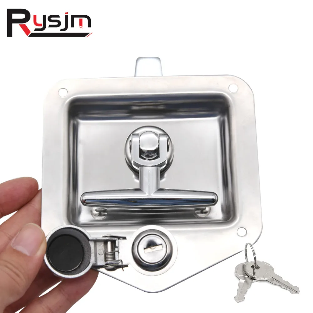 1PC Stainless Steel Folding T Shape Handle Lock T Handle for Truck Trailer Engineering Vehicles T Shape Handle Lock for Truck
1PC Stainless Steel Folding T Shape Handle Lock T Handle for Truck Trailer Engineering Vehicles T Shape Handle Lock for Truck