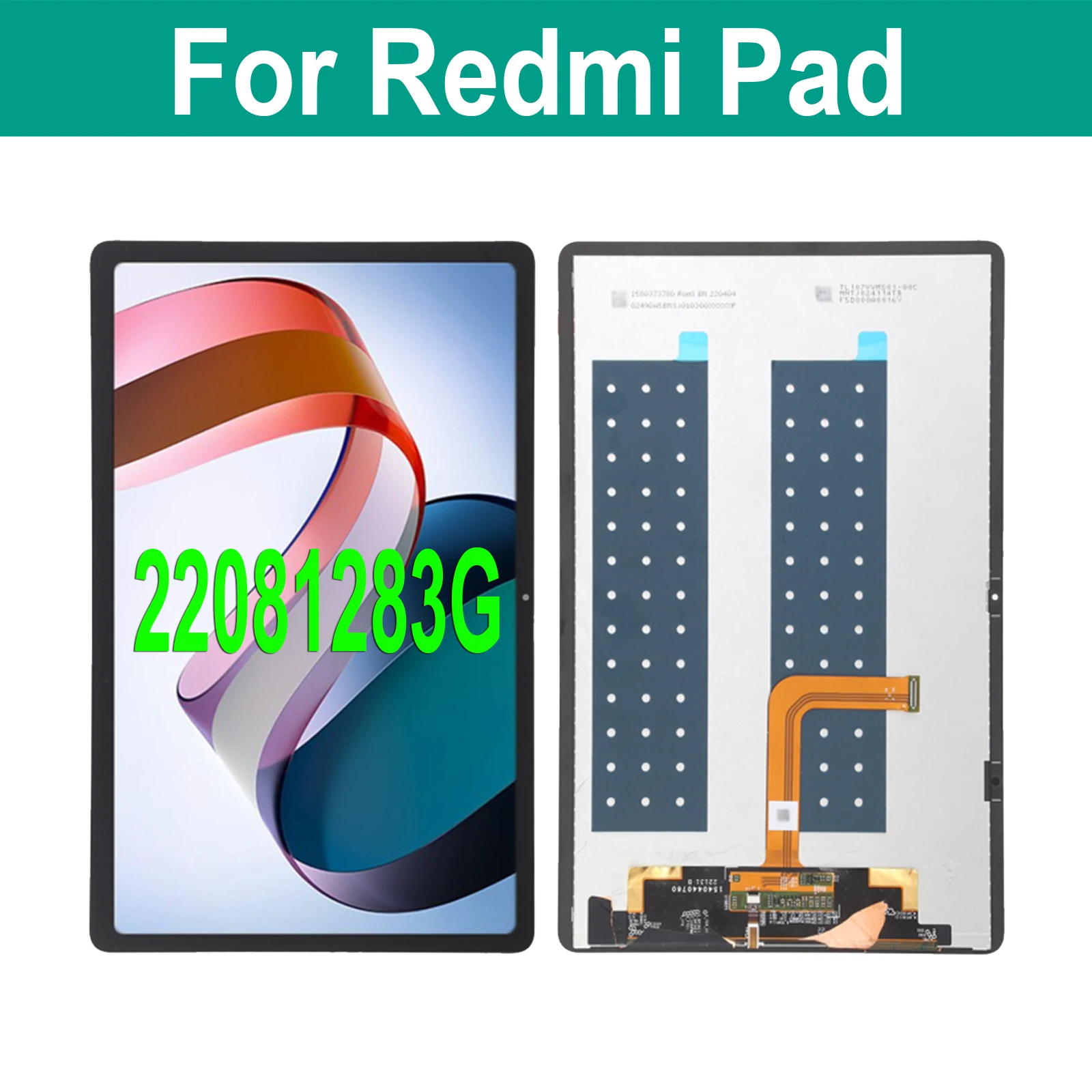 10.61 Inch For Xiaomi Redmi Pad 22081283G LCD Display Touch Screen Digitizer Assembly
10.61 Inch For Xiaomi Redmi Pad 22081283G LCD Display Touch Screen Digitizer Assembly