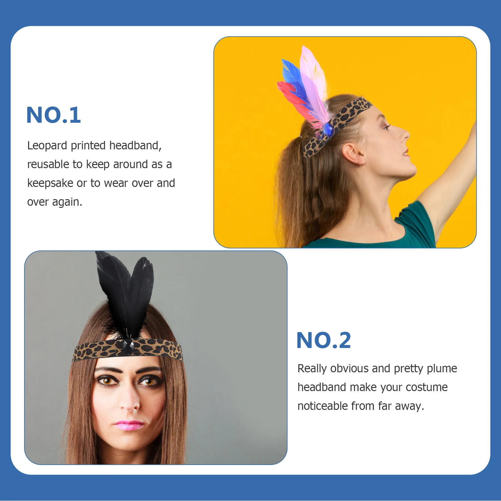 3Pcs Plume Headbands Artificial Diamond Classic Style Lightweight Comfortable Halloween Party Costume Hair Accessories
3Pcs Plume Headbands Artificial Diamond Classic Style Lightweight Comfortable Halloween Party Costume Hair Accessories