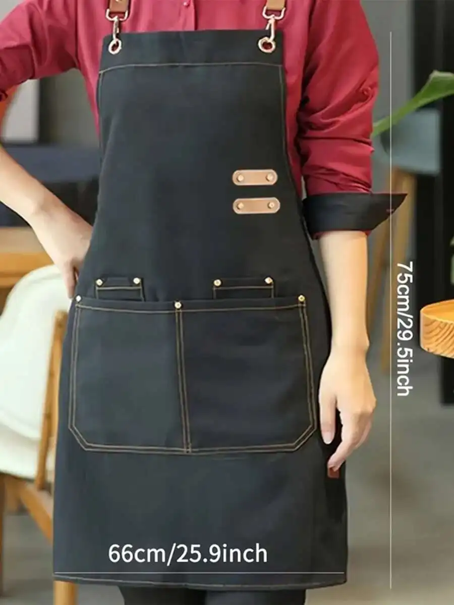 1pc Apron, Waterproof And Oil-Proof Apron With Pockets, Universal Apron For Women And Men, For Coffee Bar, Restaurant,
1pc Apron, Waterproof And Oil-Proof Apron With Pockets, Universal Apron For Women And Men, For Coffee Bar, Restaurant,