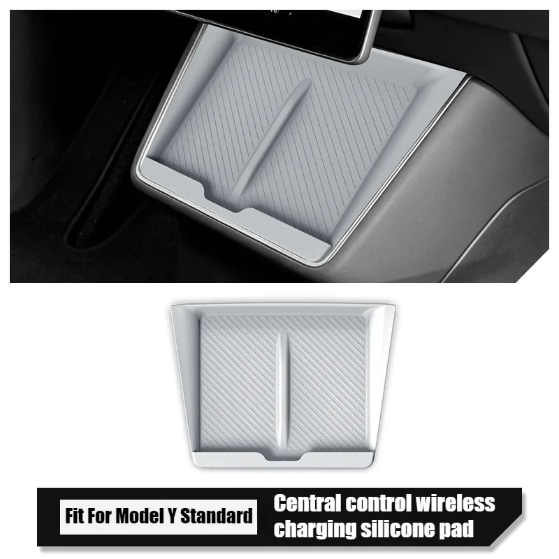 For Tesla Model Y 2025 2026 Standard Center Wireless Charging Pad Non-slip Phone Charger Mat Protective Car Interior Accessories
For Tesla Model Y 2025 2026 Standard Center Wireless Charging Pad Non-slip Phone Charger Mat Protective Car Interior Accessories