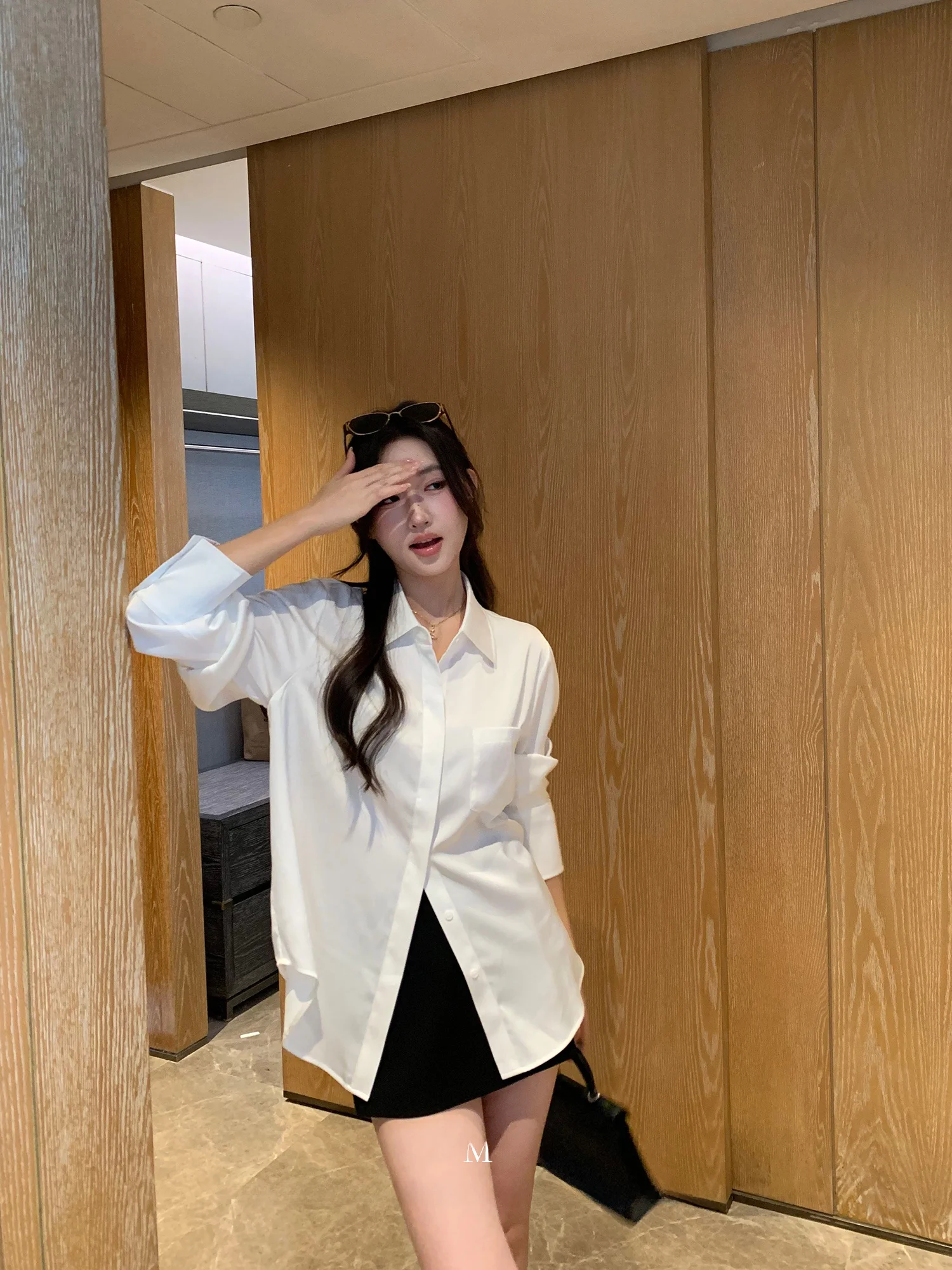 Chen Mi Fan Women's Satin Long Sve irt Collared Commute Friendly Loose Fit Polyester Fiber lectual Sle Spring 2026
Chen Mi Fan Women's Satin Long Sve irt Collared Commute Friendly Loose Fit Polyester Fiber lectual Sle Spring 2026