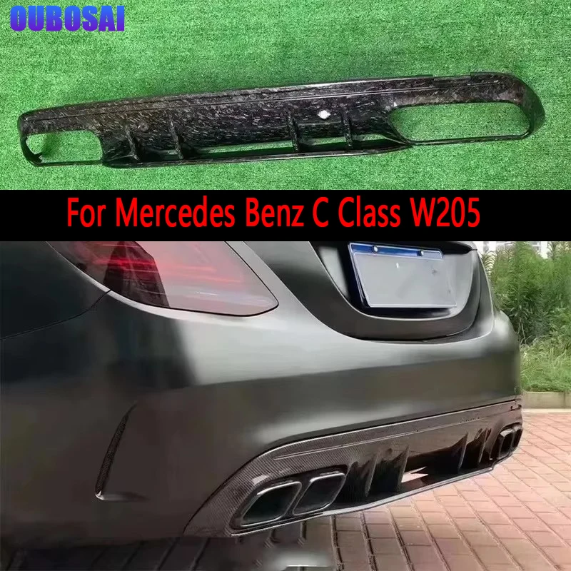 Carbon Fiber Car Rear Bumper Diffuser For Mercedes Benz C Class W205 C43 C63 C260 C300 Four-door Rear Splitters Spoiler Back lip
Carbon Fiber Car Rear Bumper Diffuser For Mercedes Benz C Class W205 C43 C63 C260 C300 Four-door Rear Splitters Spoiler Back lip