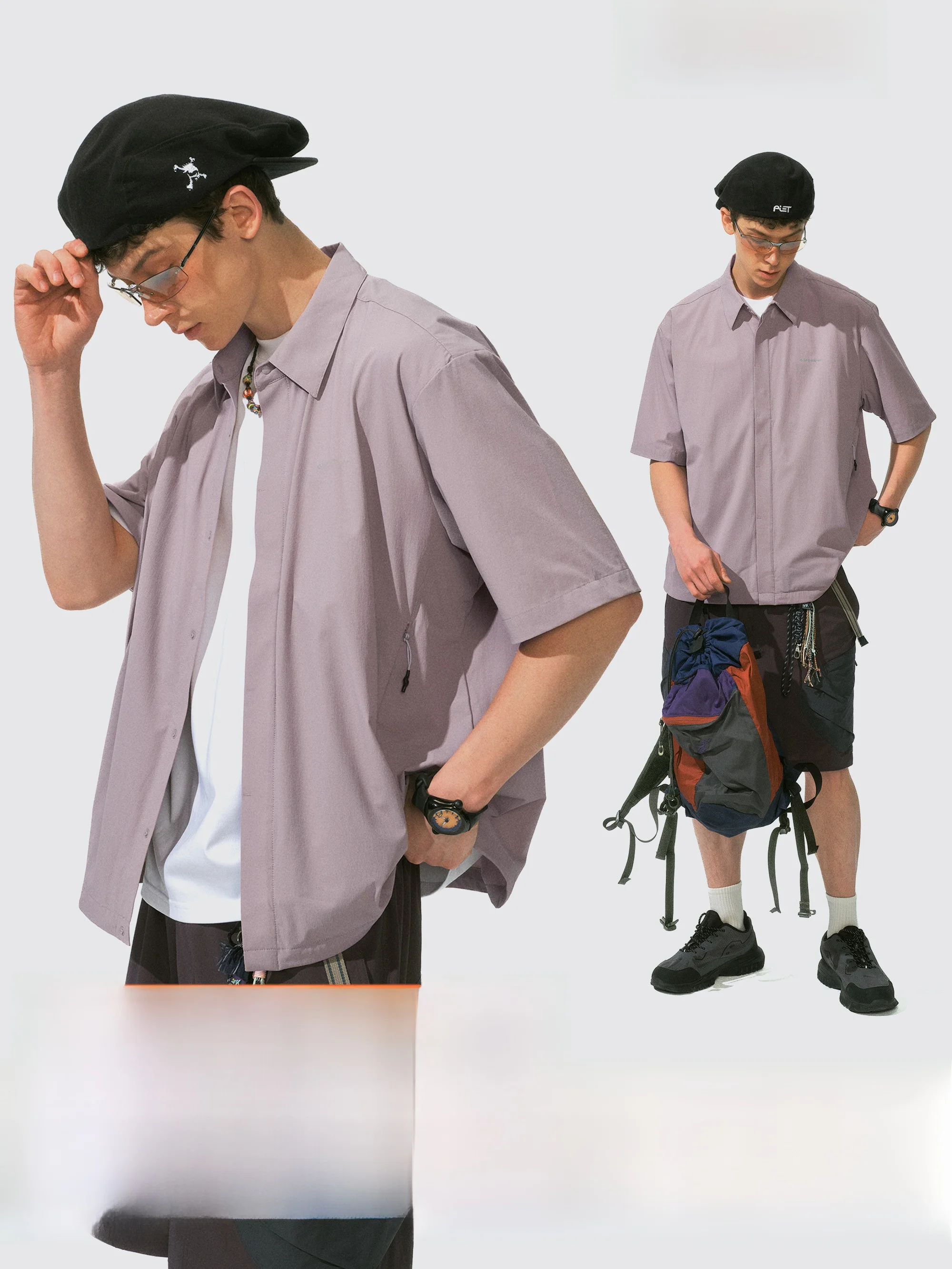 Monterest Men's Short Sleeve Shirt Outdoor Layering Basic Color Men's Jacket Summer Season Regular Fit Button Design
Monterest Men's Short Sleeve Shirt Outdoor Layering Basic Color Men's Jacket Summer Season Regular Fit Button Design