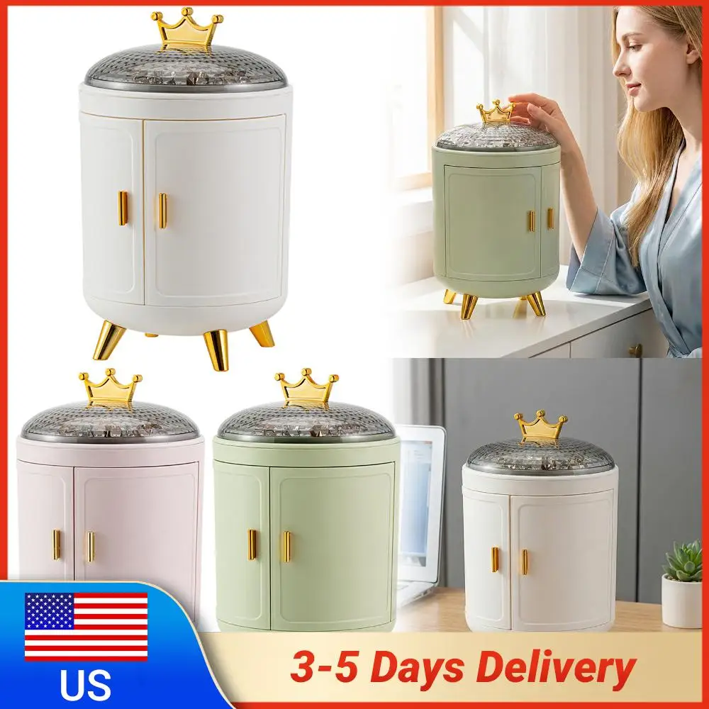 Make Up Skincare Holder Dustproof Rotating Jewelry Display Box Large Capacity Desktop Cosmetics Organizer Bin Gifts for Woman
Make Up Skincare Holder Dustproof Rotating Jewelry Display Box Large Capacity Desktop Cosmetics Organizer Bin Gifts for Woman