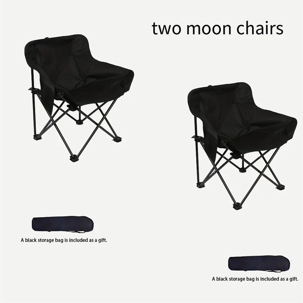 Portable Moon Chair Set – 2/3/5-Piece Folding Camping Table & Chair Combo with Carry Bag | Lightweight Outdoor Seating for Courtyard, Beach, Fishing, BBQ, Hiking & Picnic Use | Supports Up to 120 lbs
Portable Moon Chair Set – 2/3/5-Piece Folding Camping Table & Chair Combo with Carry Bag | Lightweight Outdoor Seating for Courtyard, Beach, Fishing, BBQ, Hiking & Picnic Use | Supports Up to 120 lbs