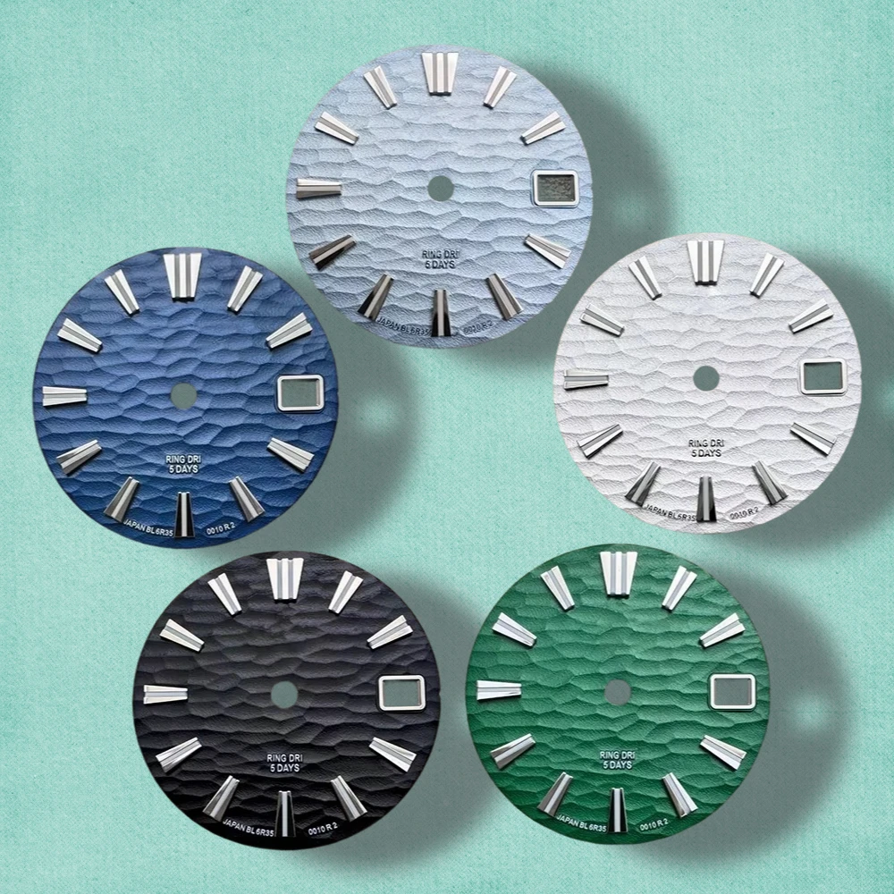 28.5mm GS Logo Wave Dial Suitable For NH35/NH36 Japan Movement Green Luminous High Quality Watch Modification Accessories
28.5mm GS Logo Wave Dial Suitable For NH35/NH36 Japan Movement Green Luminous High Quality Watch Modification Accessories
