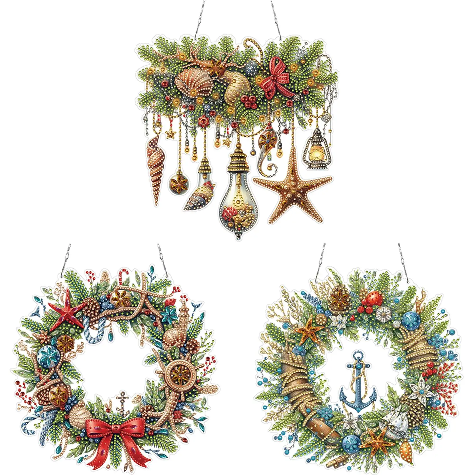 Xmas 2D Flat DIY Hanging Diamond Art Kits Special Shape Rhinestone Diamond Art Window Pendants Window Hanging Art for Home Decor
Xmas 2D Flat DIY Hanging Diamond Art Kits Special Shape Rhinestone Diamond Art Window Pendants Window Hanging Art for Home Decor