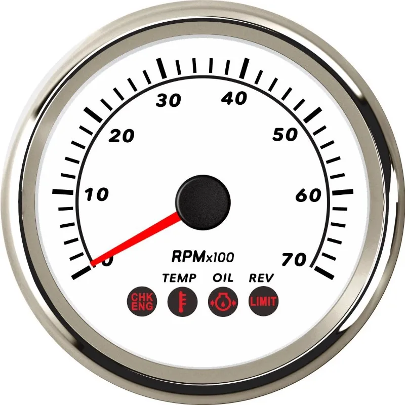 Outboard Engine Tachometer with Oil Temperature and Oil Pressure Engine Fault Prompt 7000RPM
Outboard Engine Tachometer with Oil Temperature and Oil Pressure Engine Fault Prompt 7000RPM