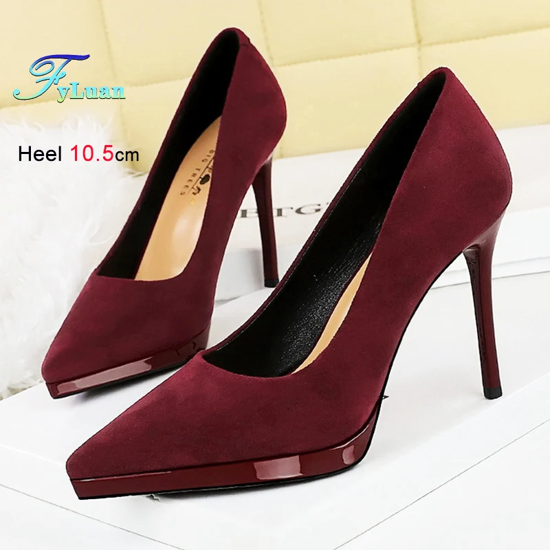 2025 Simple Styles Women's Pumps Pointed Toe Shallow Mouth Solid Color Suede Footwear Comfortable Temperament Lady Wedding Shoes
2025 Simple Styles Women's Pumps Pointed Toe Shallow Mouth Solid Color Suede Footwear Comfortable Temperament Lady Wedding Shoes