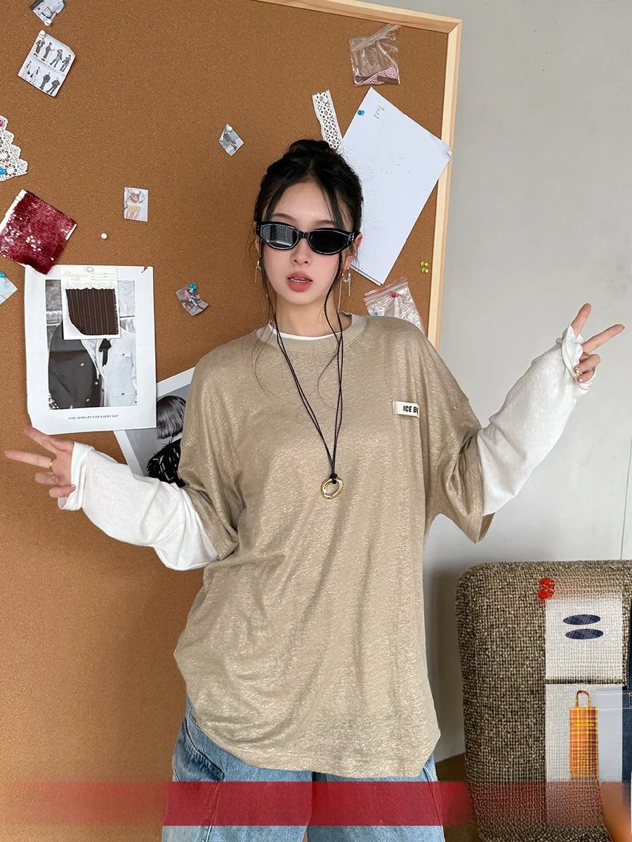 Футболка Brand ort Sve T-irt Dust 5ICE Весна-Лето 2025, с этикеткой Handpied Store, для повседневной носки, с круглым вырезом, свободного кроя
Футболка Brand ort Sve T-irt Dust 5ICE Весна-Лето 2025, с этикеткой Handpied Store, для повседневной носки, с круглым вырезом, свободного кроя