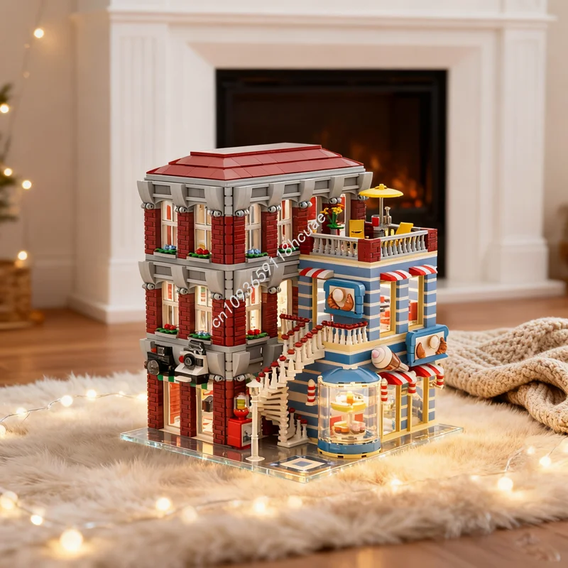 3864 шт. MOC МОДУЛЬНЫЙ ГОРДУПАТЕЛЬНЫЙ Камера Магазин Модель Блоки Строительство Сборка DIY Рождественские Подарки Образовательные Кирпичные Игрушки Дети
3864 шт. MOC МОДУЛЬНЫЙ ГОРДУПАТЕЛЬНЫЙ Камера Магазин Модель Блоки Строительство Сборка DIY Рождественские Подарки Образовательные Кирпичные Игрушки Дети