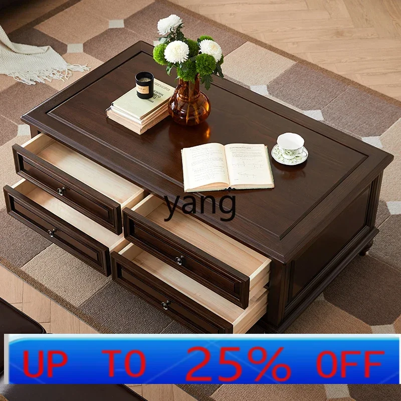 LH all solid wood coffee table TV cabinet combined storage locker light luxury rural retro
LH all solid wood coffee table TV cabinet combined storage locker light luxury rural retro