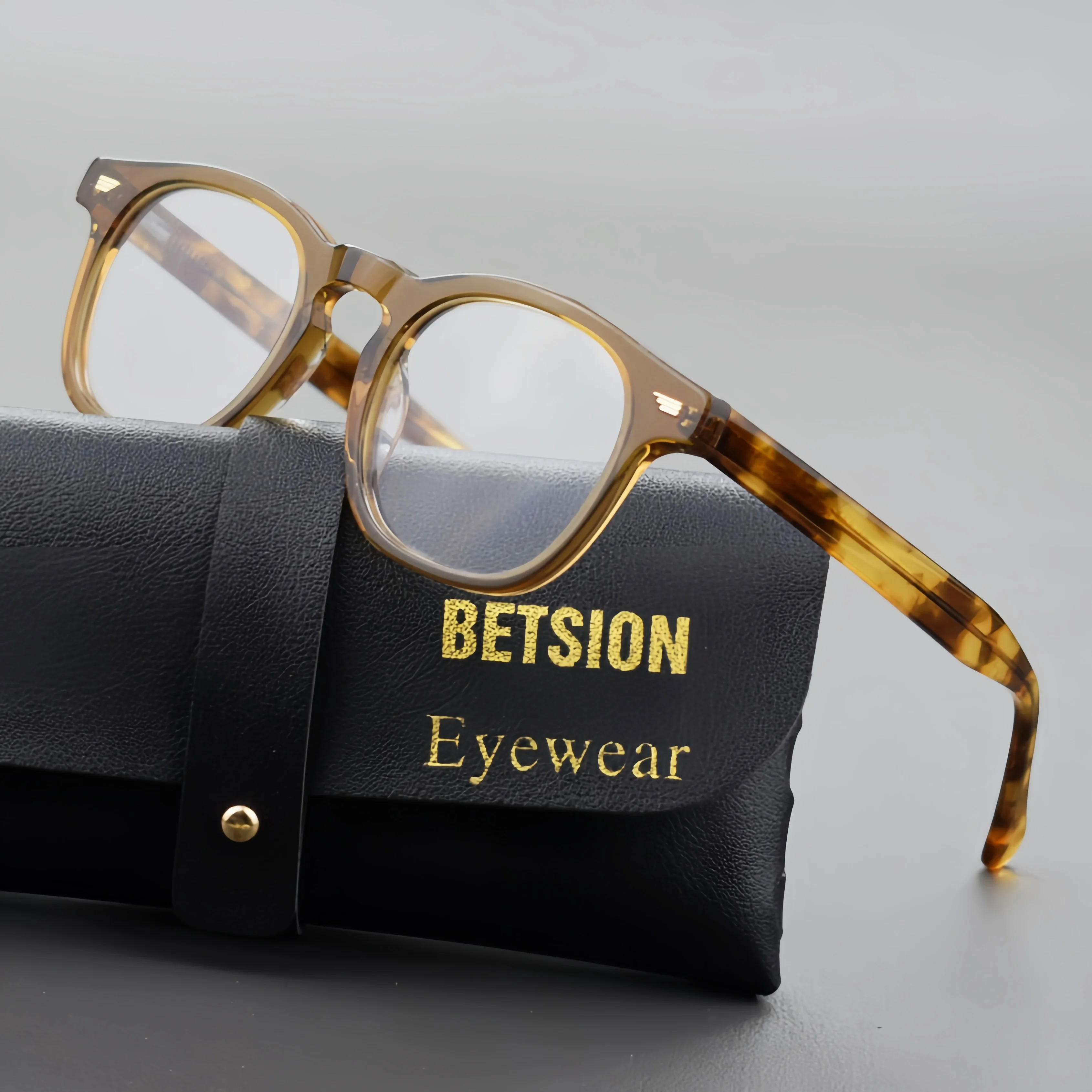 BETSION Vintage Round Acetate Full Rim Eyeglasses Frame Retro Classic Spectacles for Men And Women Handmade Custom Eyewear 56093
BETSION Vintage Round Acetate Full Rim Eyeglasses Frame Retro Classic Spectacles for Men And Women Handmade Custom Eyewear 56093