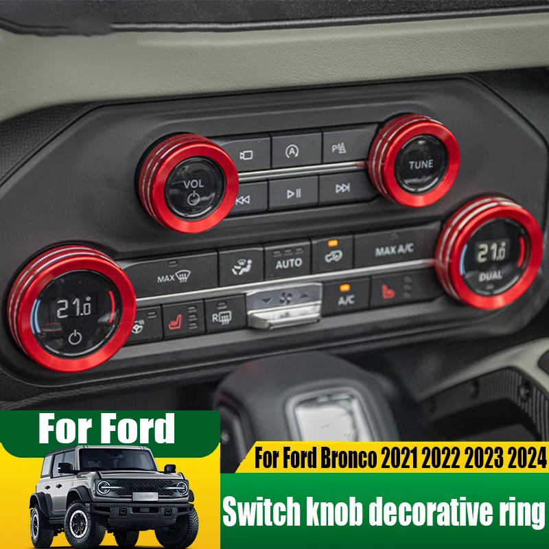 Для Ford Bronco 2021 2022 2023 2024, ручка центрального управления, декоративное кольцо, автомобильное украшение интерьера, продукция
Для Ford Bronco 2021 2022 2023 2024, ручка центрального управления, декоративное кольцо, автомобильное украшение интерьера, продукция