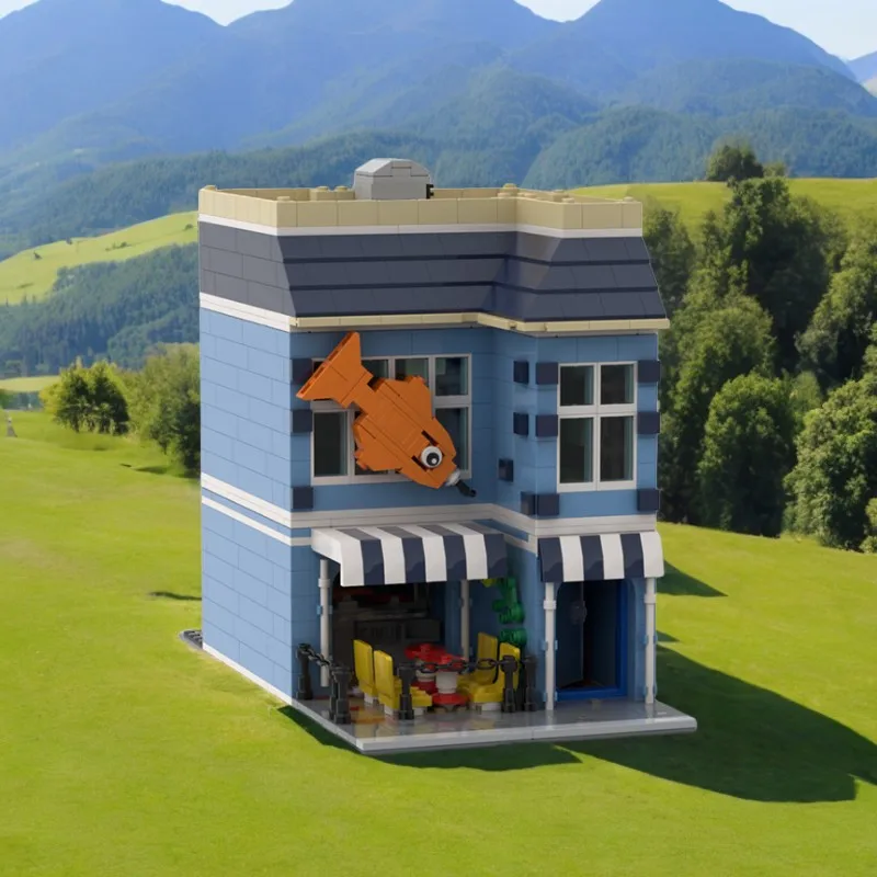 1102PCS City Street View Fish and Chip Shop Modular Building Moc DIY Education Model Building Blocks Children's Educational Toy
1102PCS City Street View Fish and Chip Shop Modular Building Moc DIY Education Model Building Blocks Children's Educational Toy