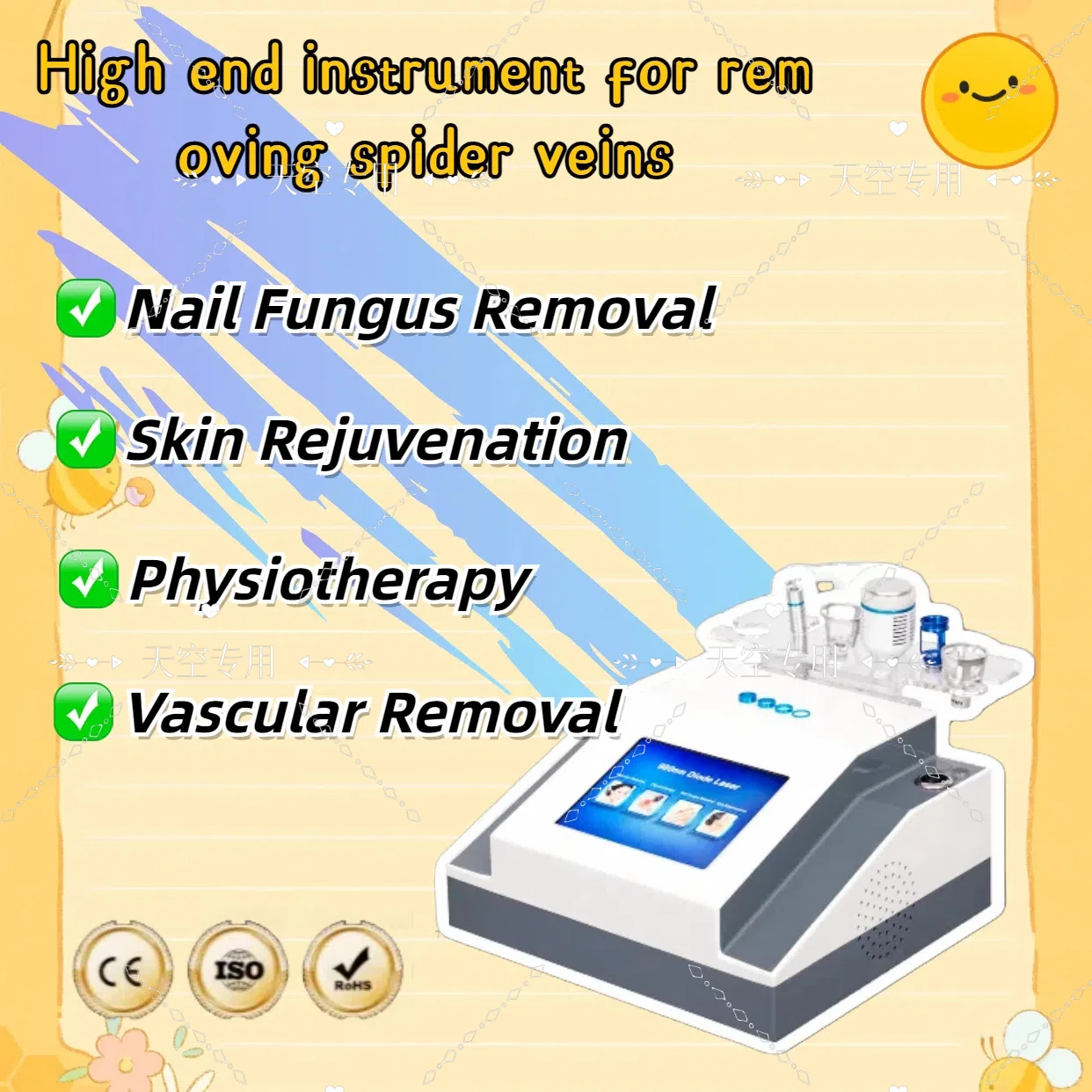 5 IN 1 980nm 30W laser vascular resection machine diode laser 980 nail fungus and spider vein effective resection therapy 2025. 
5 IN 1 980nm 30W laser vascular resection machine diode laser 980 nail fungus and spider vein effective resection therapy 2025.