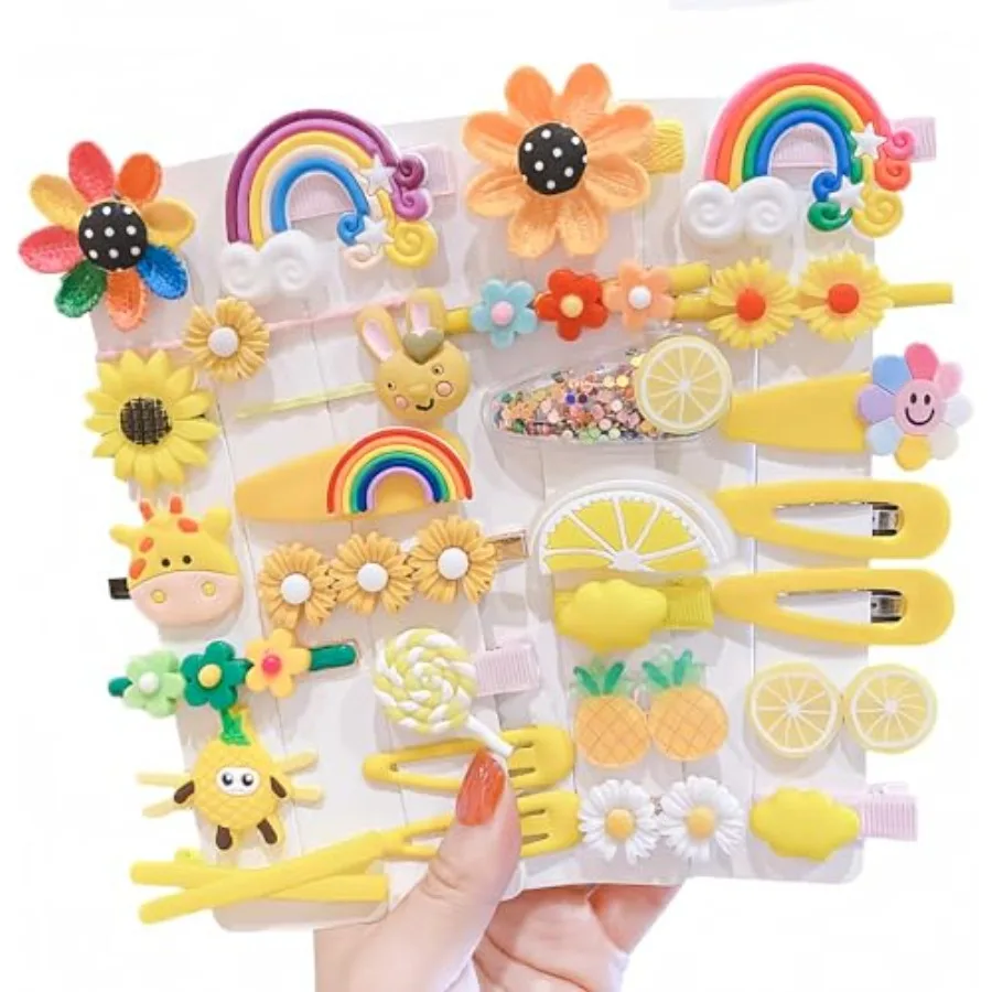 28 PS ut Hir lips Fshion Girls Hir ssoris Flowr Fruit olorful Rinow ndy Dssrt Lovly niml rrtts St Non-slip Mtl Snp Pins for Gir
28 PS ut Hir lips Fshion Girls Hir ssoris Flowr Fruit olorful Rinow ndy Dssrt Lovly niml rrtts St Non-slip Mtl Snp Pins for Gir