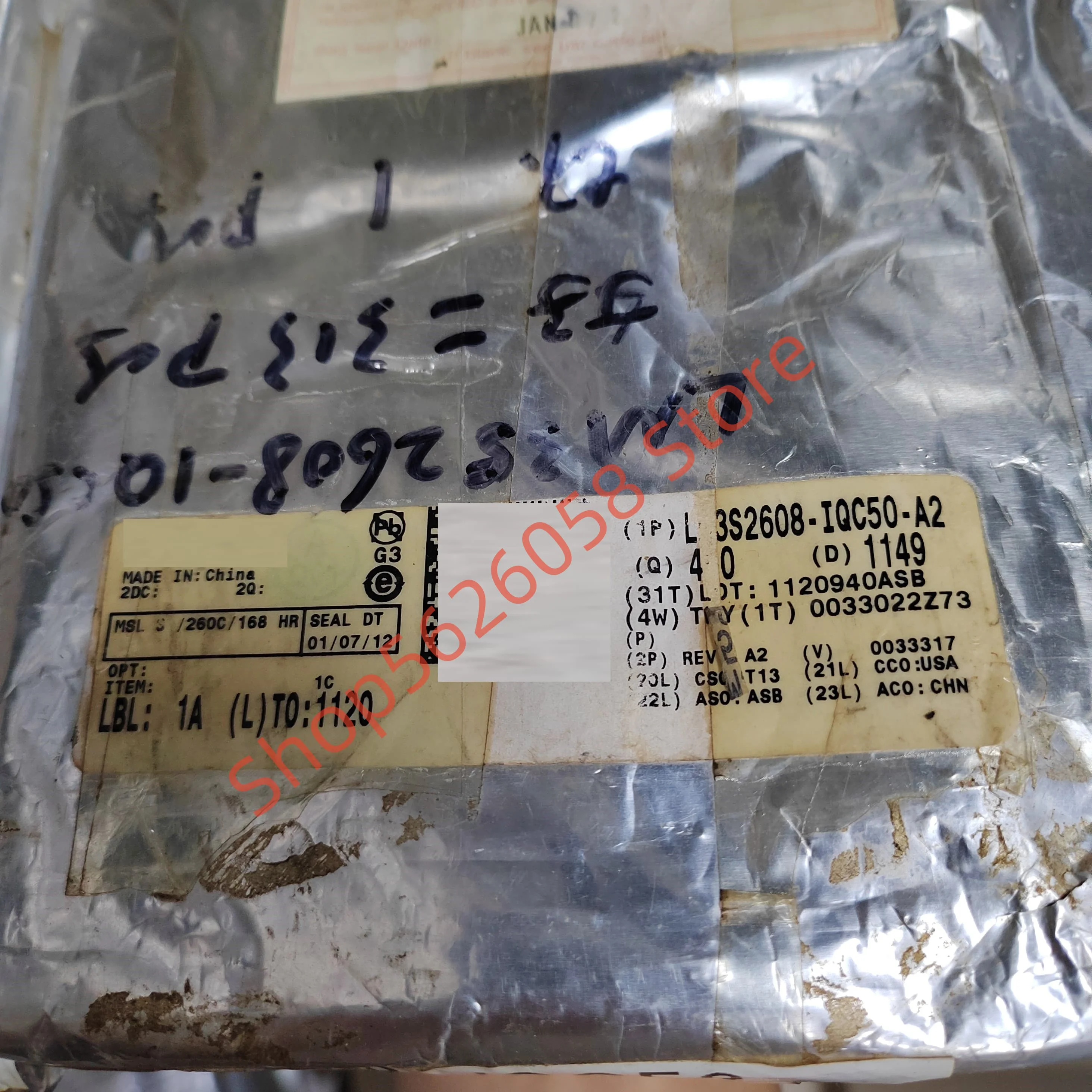 LM3S2608-IQC50-A2 1 шт./лот TQFP100 оригинальный и аутентичный, бесплатная доставка
LM3S2608-IQC50-A2 1 шт./лот TQFP100 оригинальный и аутентичный, бесплатная доставка