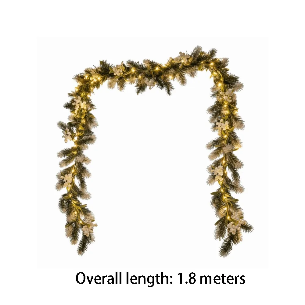 Realistic Rattan LED Light String Red Fruit Imitation Pine Needle Rattan Light String Rattan Branches Pine Cone
Realistic Rattan LED Light String Red Fruit Imitation Pine Needle Rattan Light String Rattan Branches Pine Cone
