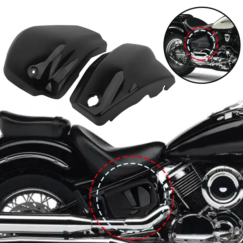 Motorcycle Battery Side Fairing Black ABS Left Right Protection Cover For Yamaha Dragstar Vstar XVS1100 Classic Custom 1999-2011
Motorcycle Battery Side Fairing Black ABS Left Right Protection Cover For Yamaha Dragstar Vstar XVS1100 Classic Custom 1999-2011