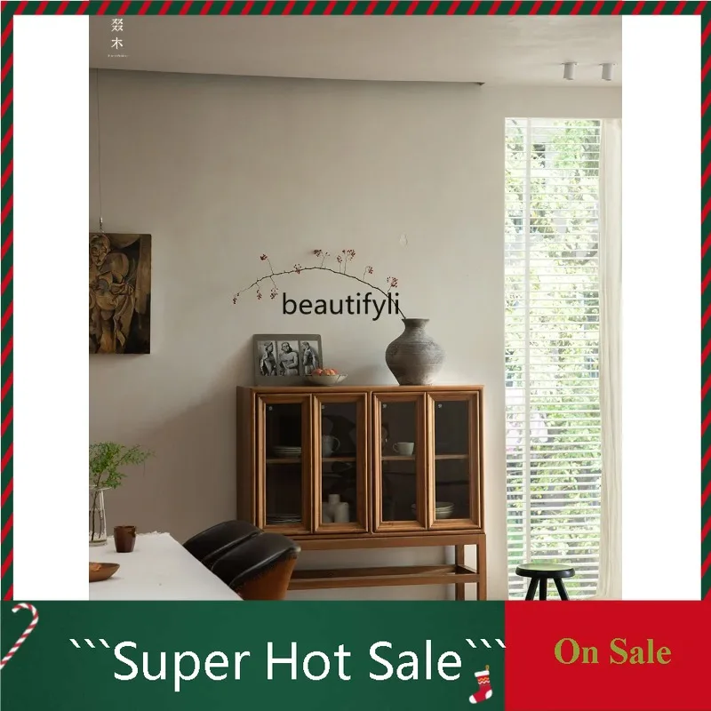 A506 Retro style living room dining side cabinet all solid wood bookcase display storage locker
A506 Retro style living room dining side cabinet all solid wood bookcase display storage locker