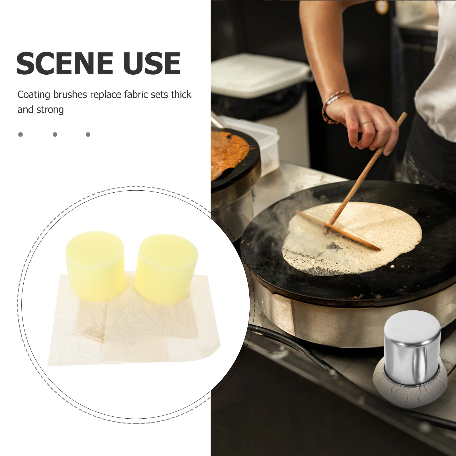 1 set Replace Fabric for Pancake Grilling Basting Mop Quick Drying Reusable Cooking Brush Wiper Restaurant Spread Tool Kitchen
1 set Replace Fabric for Pancake Grilling Basting Mop Quick Drying Reusable Cooking Brush Wiper Restaurant Spread Tool Kitchen