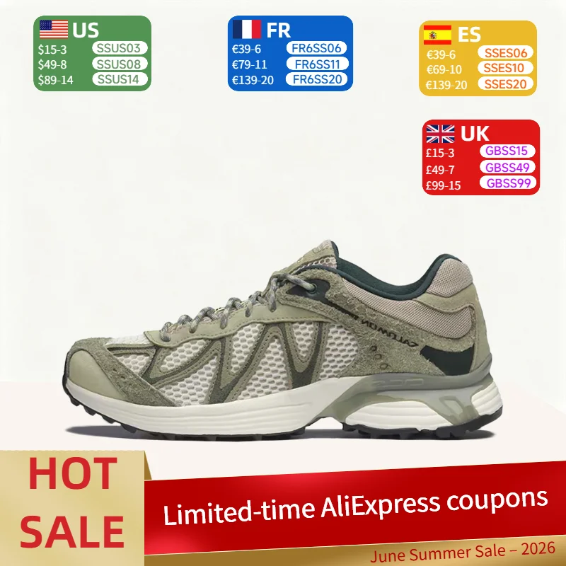 Salomon XT-WHISPER VOID: Retro, Versatile, High-Performance, Durable, and Cushioned Low-Top Running Shoes (Unisex)-Green 492164
Salomon XT-WHISPER VOID: Retro, Versatile, High-Performance, Durable, and Cushioned Low-Top Running Shoes (Unisex)-Green 492164