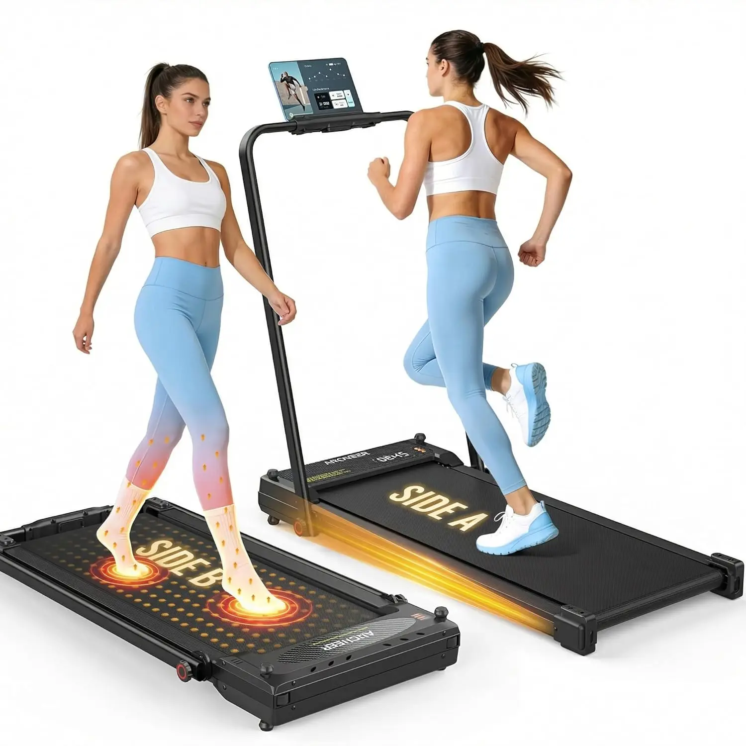 Treadmill with Foot Massage/Vibration Massage - Walking Pad Treadmill with Incline, Foldable Walking Pad with, Customized
Treadmill with Foot Massage/Vibration Massage - Walking Pad Treadmill with Incline, Foldable Walking Pad with, Customized