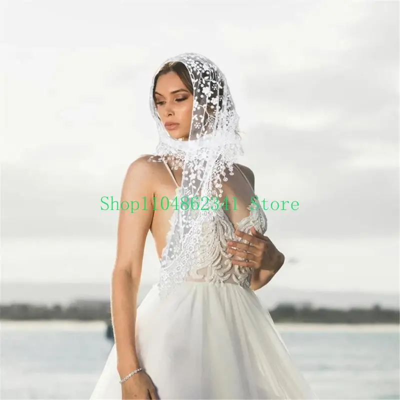 652F French Mass Veils Lace Flower Shawl Spanish Mantilla Veils for Catholic Church
652F French Mass Veils Lace Flower Shawl Spanish Mantilla Veils for Catholic Church