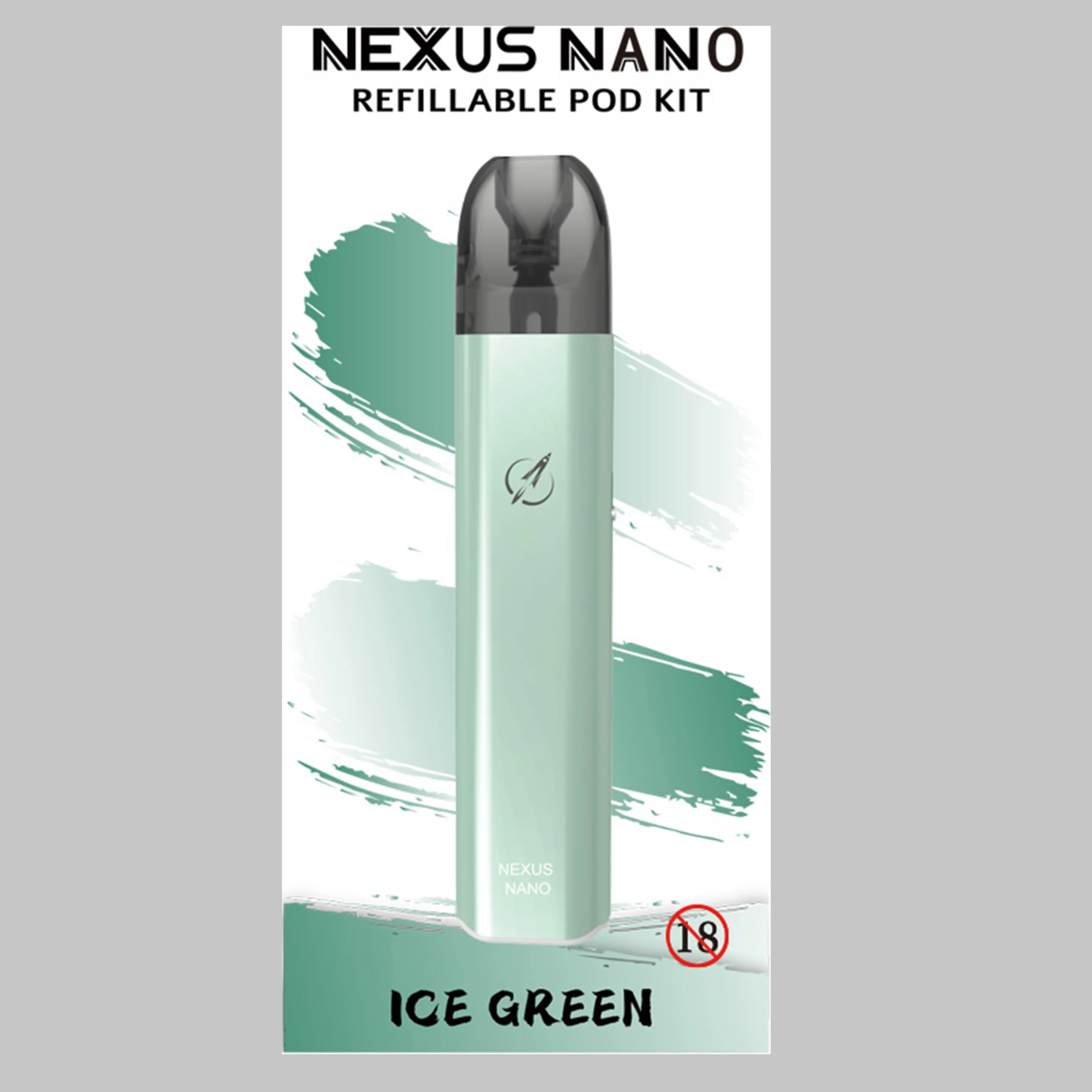 The NEXUS NANO refillable cartridge set equipment is made of aluminum alloy material, equipped with breathing lights and bottom LED lights, with three levels of airflow adjustment buttons on the side, and compatible with NEXUS 4.0ML cartridges. The intern
The NEXUS NANO refillable cartridge set equipment is made of aluminum alloy material, equipped with breathing lights and bottom LED lights, with three levels of airflow adjustment buttons on the side, and compatible with NEXUS 4.0ML cartridges. The intern