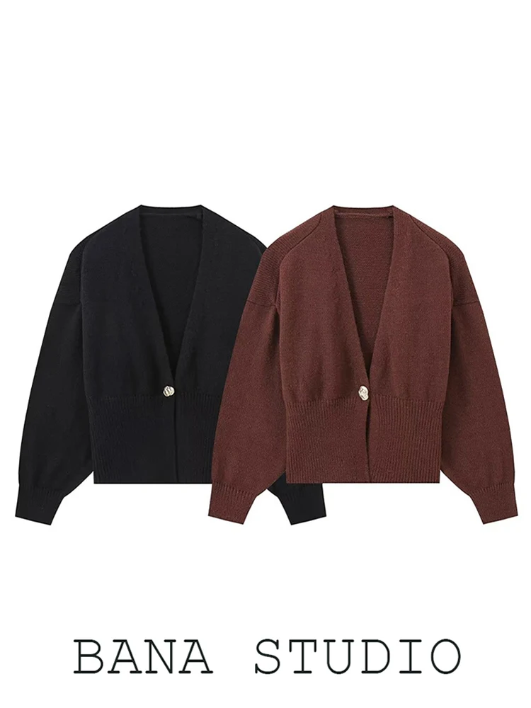 Ele ort вязаный кардиган женский на одной пуговице V-Ne приталенный трикотаж повседневный универсальный модный весна осень зима
Ele ort вязаный кардиган женский на одной пуговице V-Ne приталенный трикотаж повседневный универсальный модный весна осень зима