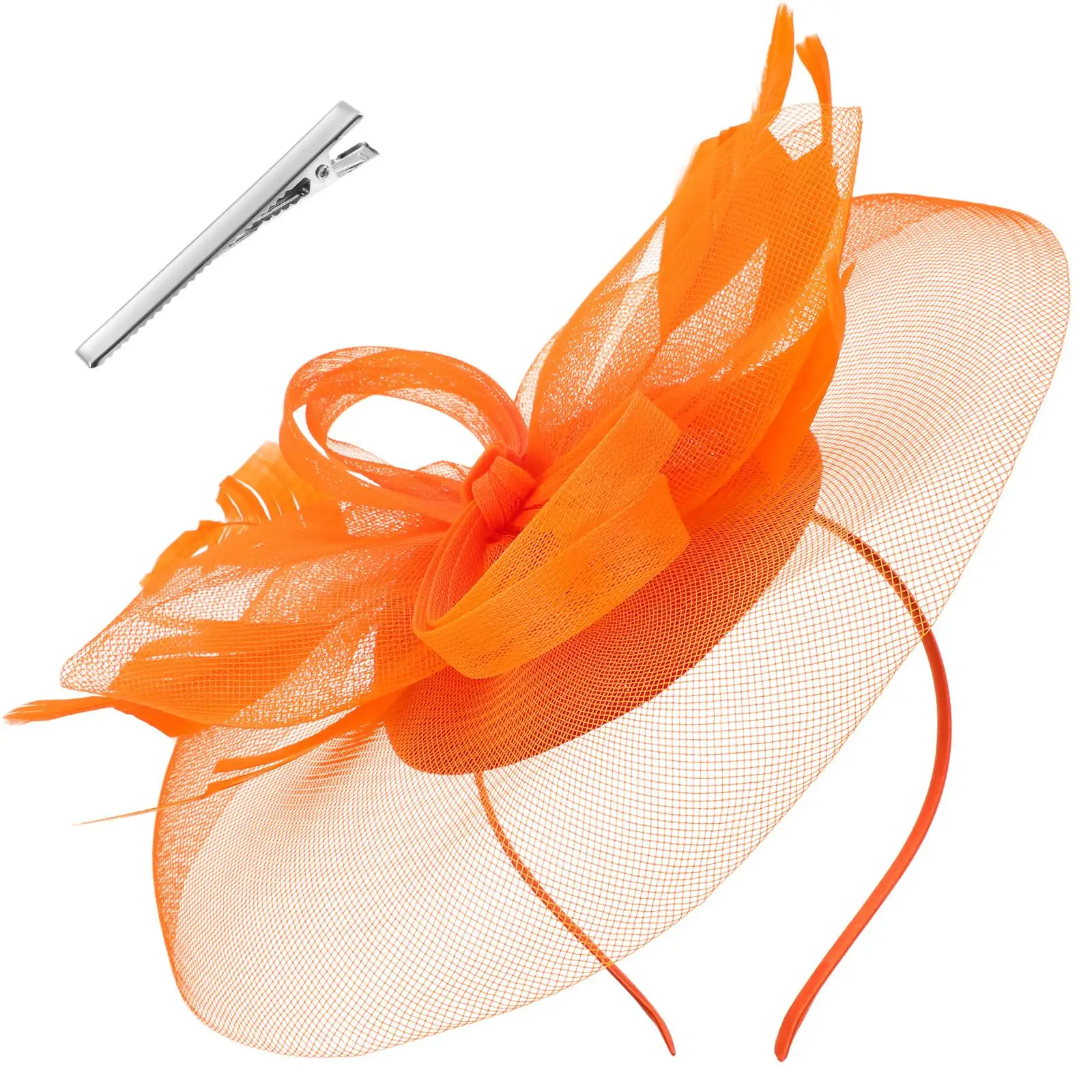 Flower Gauze Wedding Tea Party Hat Bridal Gauze Fascinator Orange Tea Party Hat Women Hair Decor HA9117
Flower Gauze Wedding Tea Party Hat Bridal Gauze Fascinator Orange Tea Party Hat Women Hair Decor HA9117