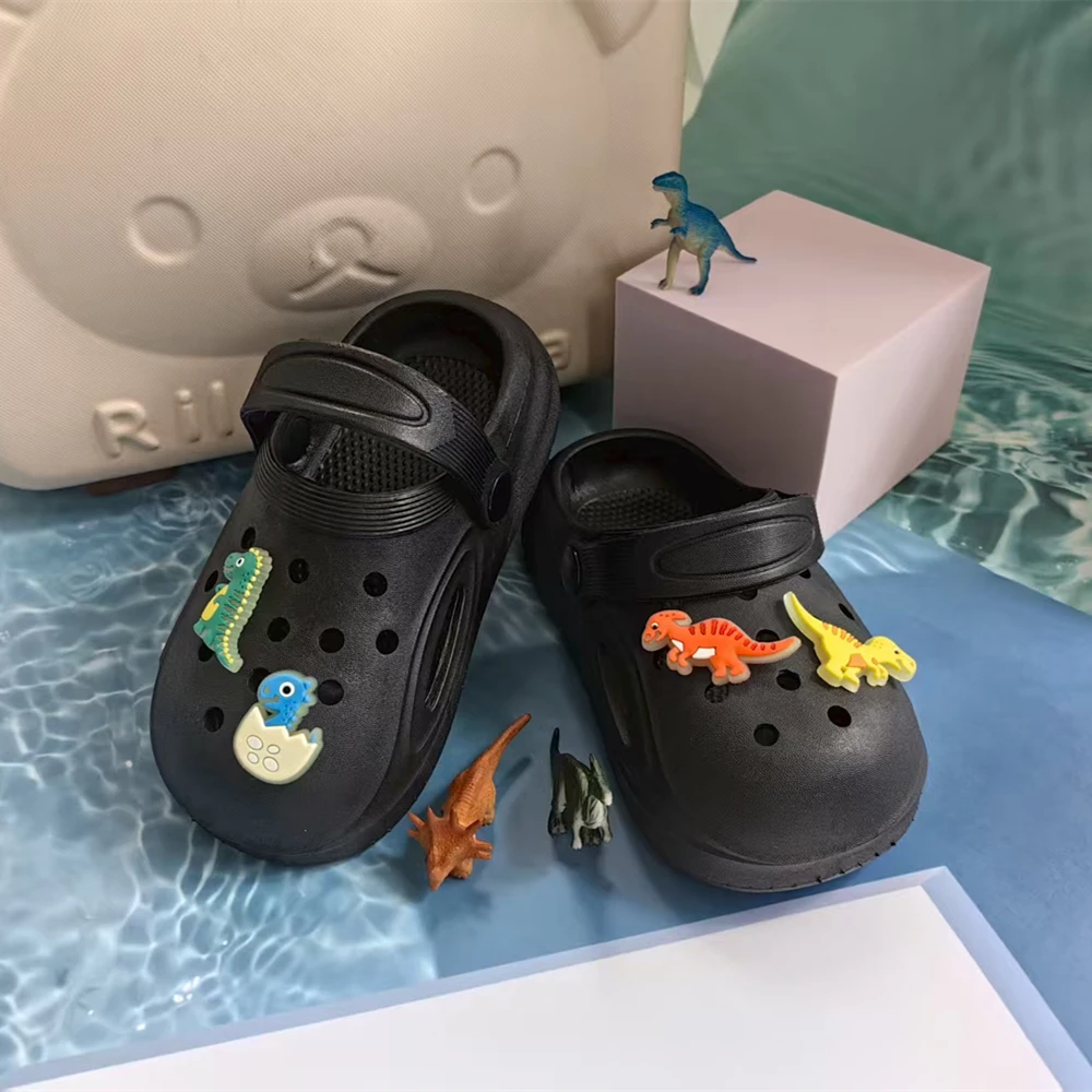 MINISO Luminous Dinosaurs Children Summer Vacation Beach and Pool Sandals Gift Slippers Girls/Boys Slippers Non-Slip Soft Shoes
MINISO Luminous Dinosaurs Children Summer Vacation Beach and Pool Sandals Gift Slippers Girls/Boys Slippers Non-Slip Soft Shoes