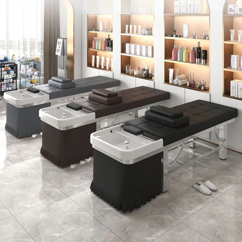 Thai Massage Shampoo Chair Nordic Hair Salon Ear Cleaning Fumigation Massage Table Luxury Salon Furniture Sillón De Barbero FYSC
Thai Massage Shampoo Chair Nordic Hair Salon Ear Cleaning Fumigation Massage Table Luxury Salon Furniture Sillón De Barbero FYSC