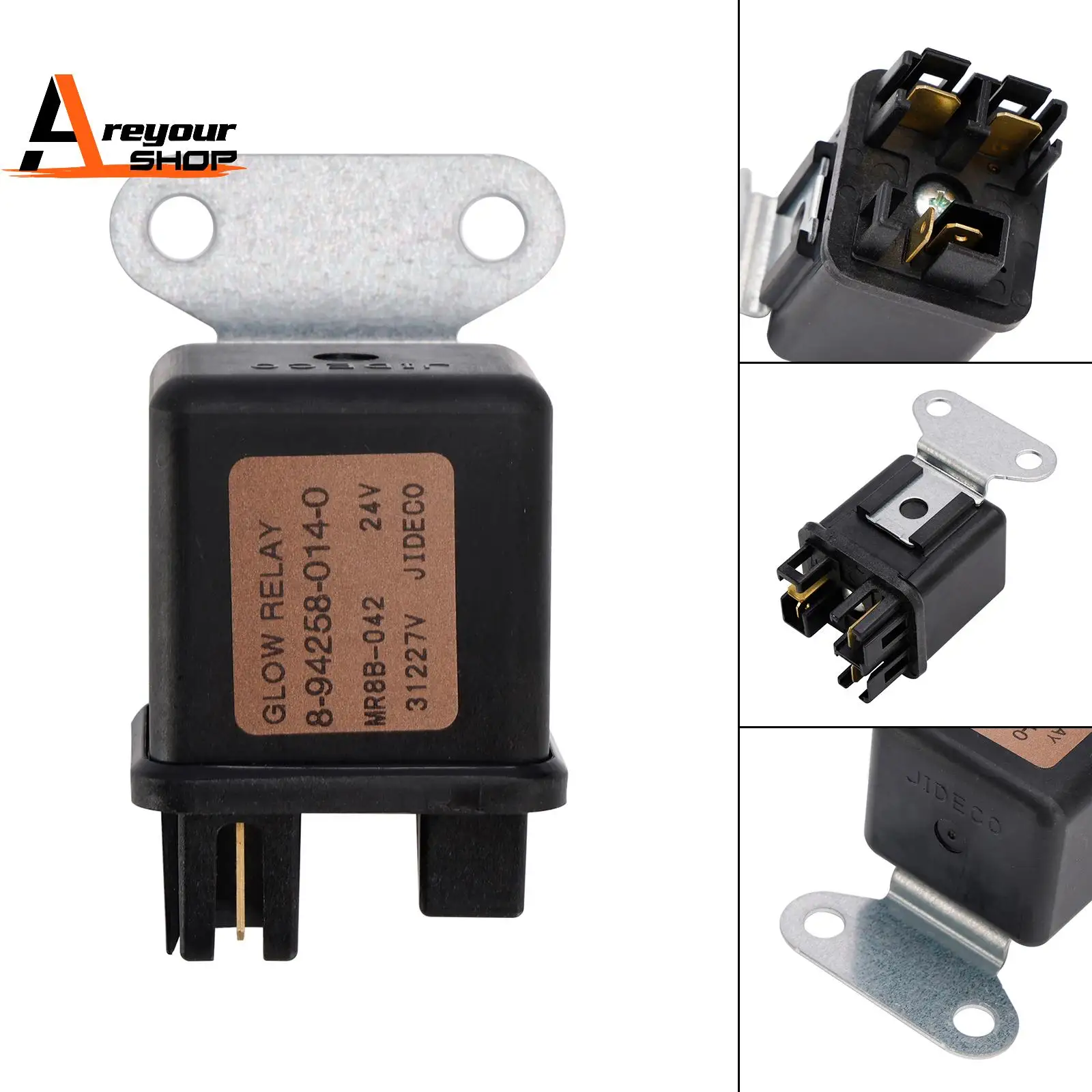 Реле свечей накаливания 8-94258-014-0 для Hitachi ZX110 ZX120 ZX180LC Isuzu 6HK1 24V
Реле свечей накаливания 8-94258-014-0 для Hitachi ZX110 ZX120 ZX180LC Isuzu 6HK1 24V