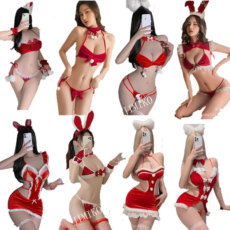JIMIKO Christmas Series Uniform Lingerie Cosplay Women Santa Claus Outfits Costumes Merry Xmas Dress Bikini Hot Sexy Underwear
JIMIKO Christmas Series Uniform Lingerie Cosplay Women Santa Claus Outfits Costumes Merry Xmas Dress Bikini Hot Sexy Underwear