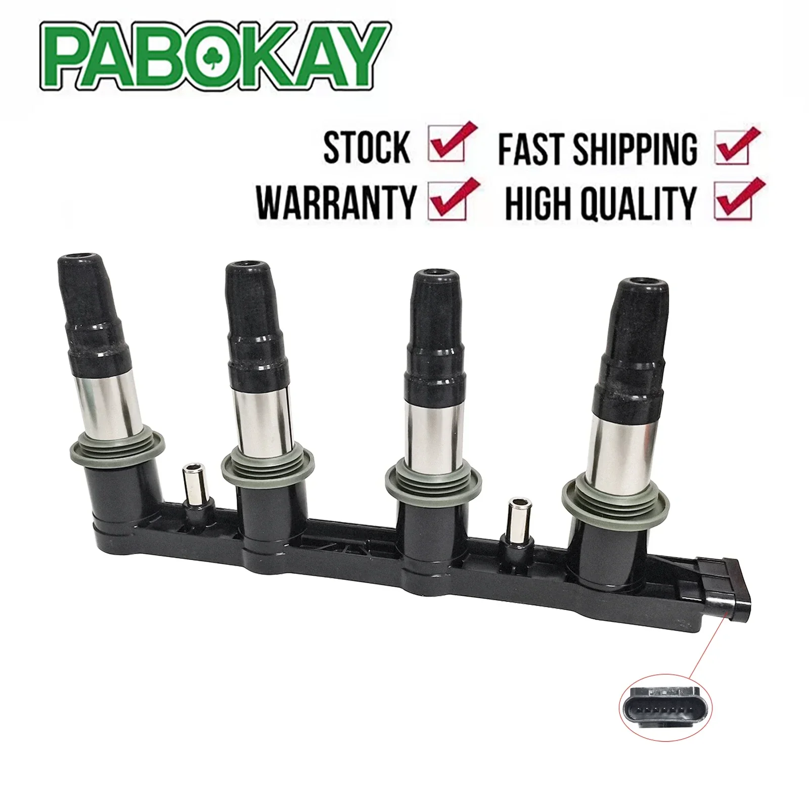 Ignition Coil for CHEVROLET NUBIRA Saloon 1.4 2005-2007 96476979 55570160 28125877 25186686
Ignition Coil for CHEVROLET NUBIRA Saloon 1.4 2005-2007 96476979 55570160 28125877 25186686